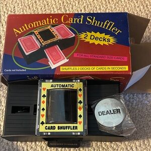 New old stock Automatic Card Shuffler with Dealer Button